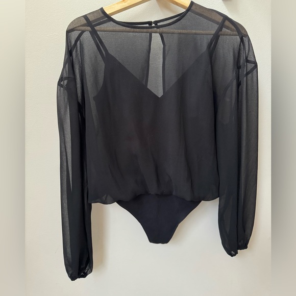 Wilfred black body suit blouse, size: small - Picture 3 of 8